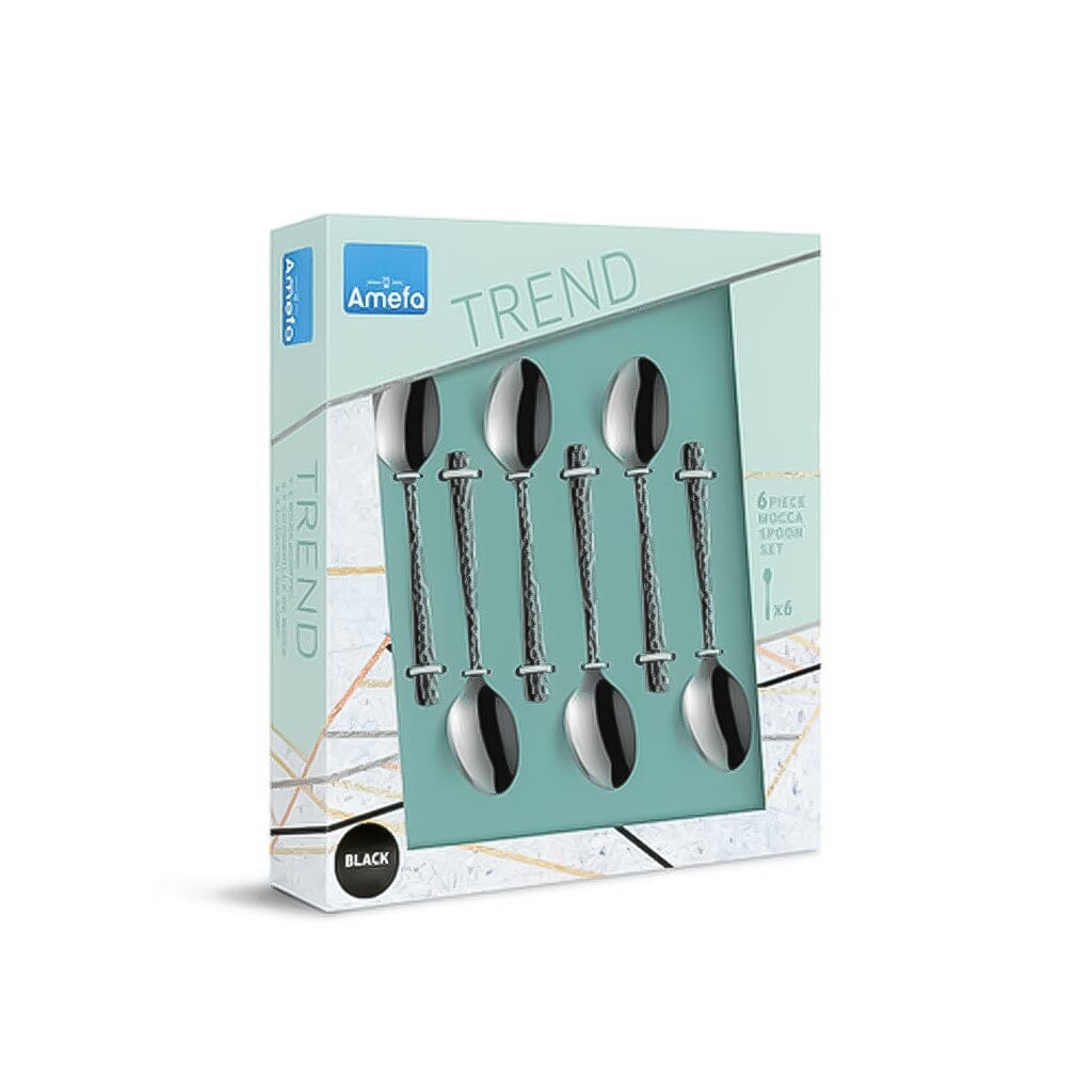 Amefa - Felicity 6 Koffielepels - Zwart Koffielepels Amefa