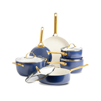 GreenPan - Padova Oxford Blue 10-delige pannenset Pannenset GreenPan