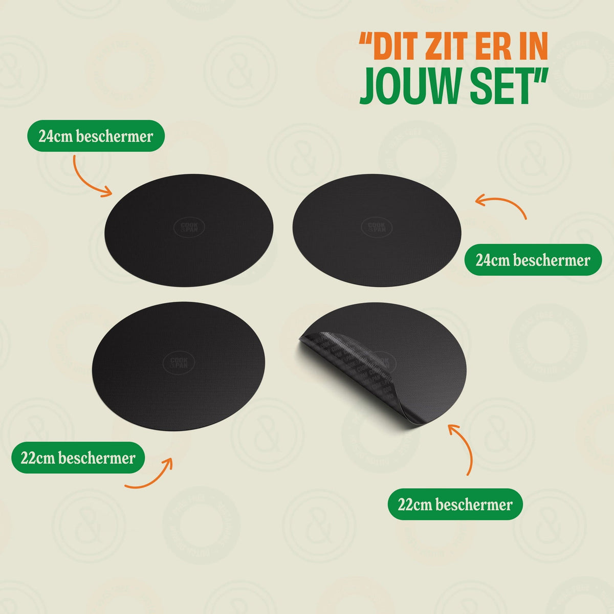 Cook & Pan - Signature Induction Protector set - 4 Pack