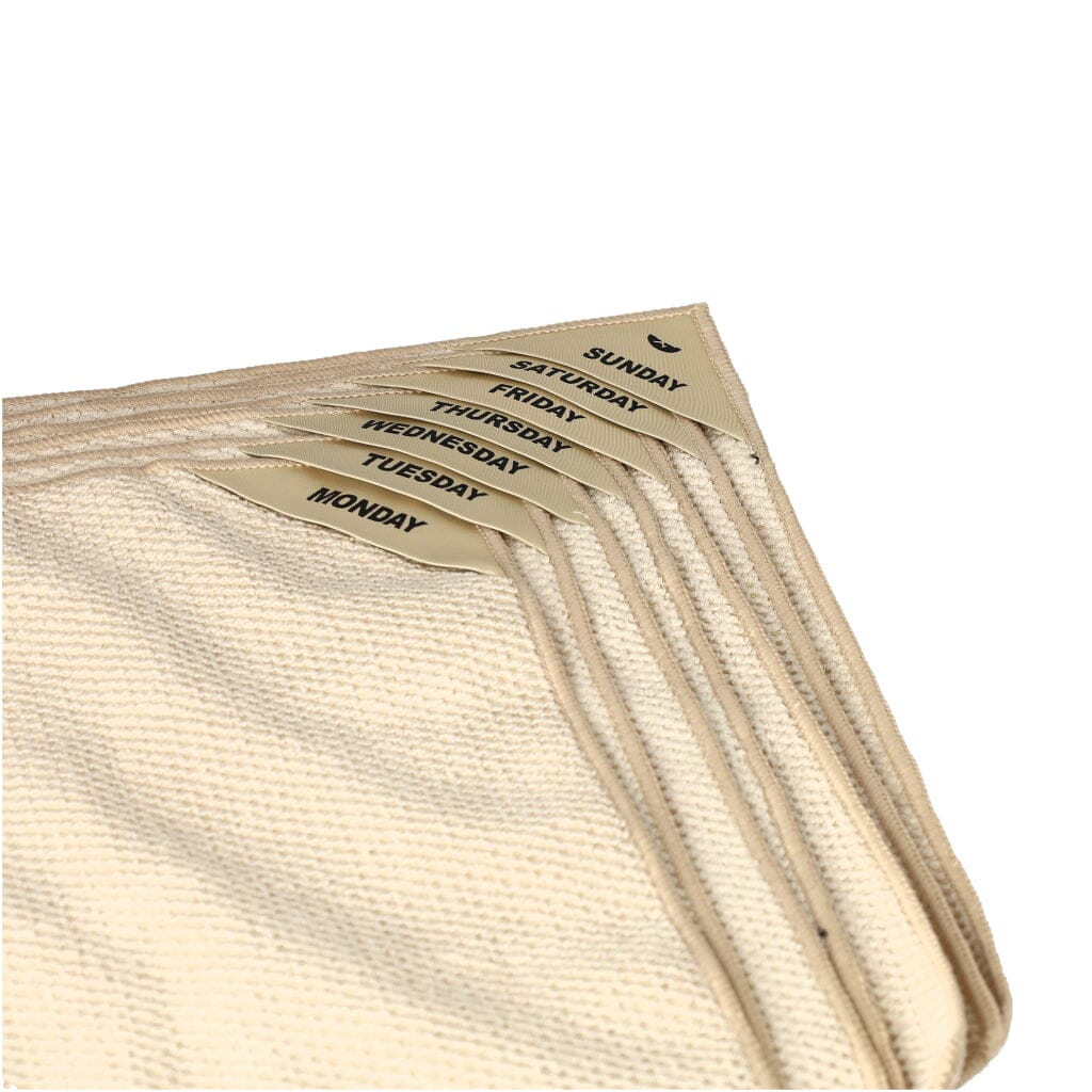 Klud - Microvezel Vaatdoekjes Wafel, 7 stuks, Almond Vaatdoekjes Klud