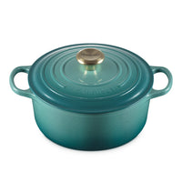 Le Creuset - Signature Braadpan - Bleu Riviera - 24 cm Le Creuset