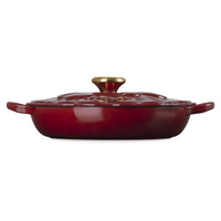 Le Creuset - Signature Campagnard Braadpan Bloesem - Garnet - 26 cm Le Creuset