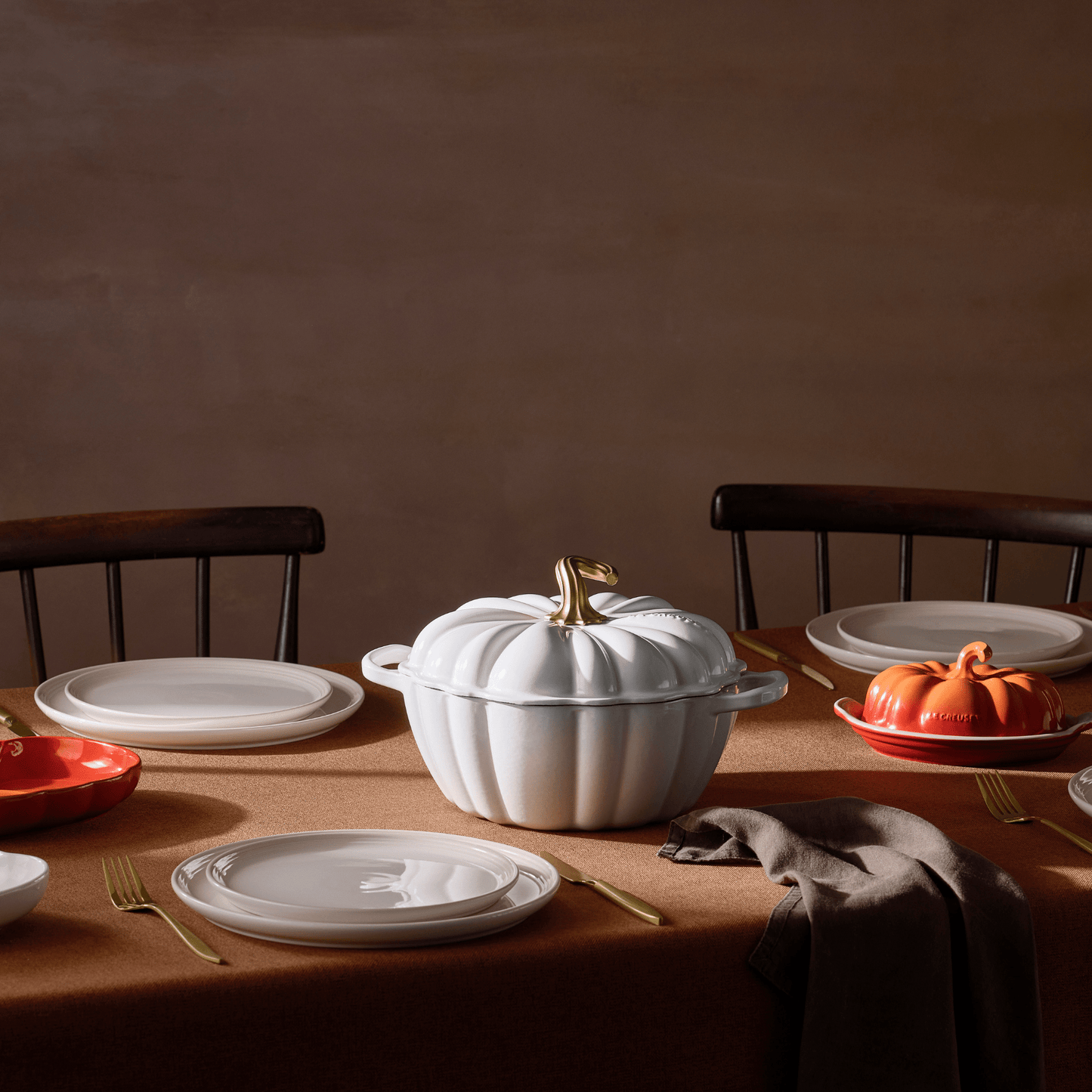 Le Creuset - Signature Pompoen Braadpan Garnet 24 cm Le Creuset