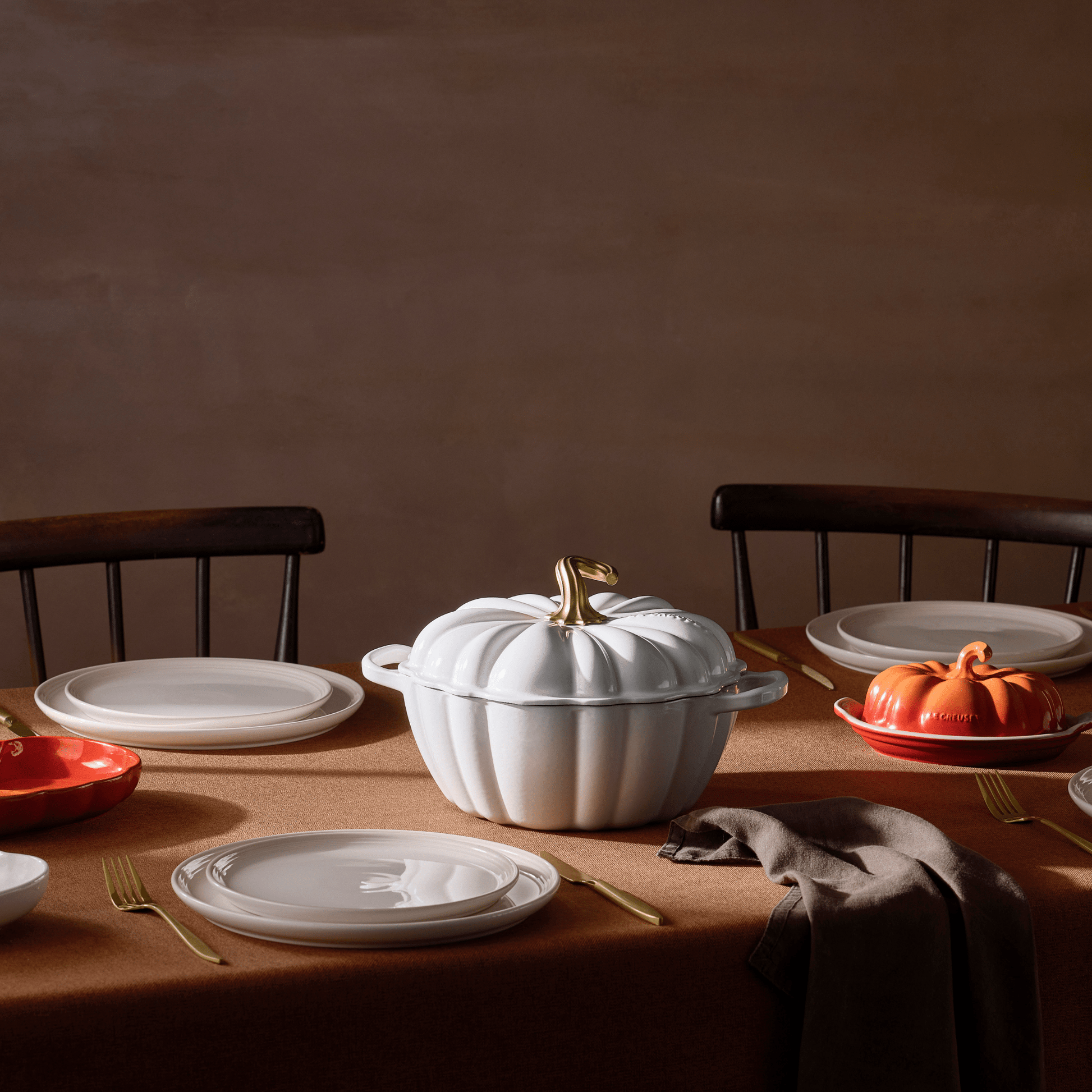 Le Creuset - Signature Pompoen Braadpan Garnet 24 cm Le Creuset