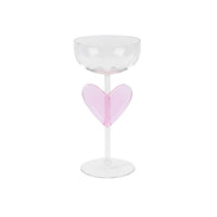 Lepelclub - Campagne Coupe - Hart - Roze Champagne glazen LepelClub