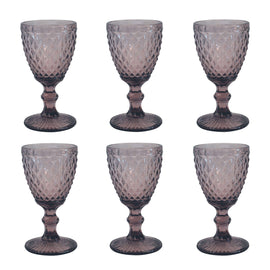Médard de Noblat - Verre à Vin Diamant 20cl Violet (lot de 6) Bezig met laden...