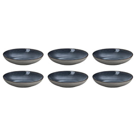 Médard de Noblat - Feeling Indigo - Assiette gourmande 24,5 cm (lot de 6) Bezig met laden...