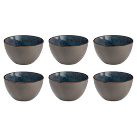 Médard de Noblat - Bol Petit Déjeuner Feeling Indigo 13 cm (lot de 6) Bezig met laden...