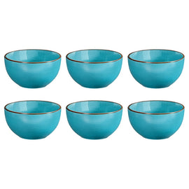 Médard de Noblat - Bol Petit Déjeuner Feeling Turquoise 13 cm (lot de 6) #ERROR!