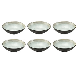 Médard de Noblat - Bol à soupe Shadow Nacre 19,5 cm (lot de 6) Bezig met laden...