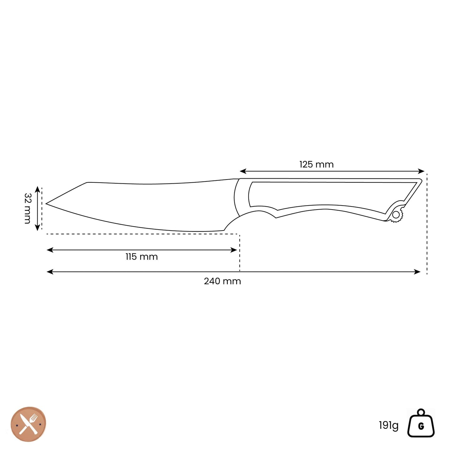 Messermeister - Overland 11,5 cm outdoor keukenmes Outdoor keukenmes Messermeister
