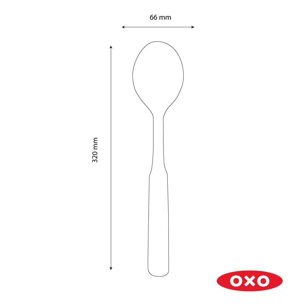 OXO - Groentelepel sleuven Steel OXO