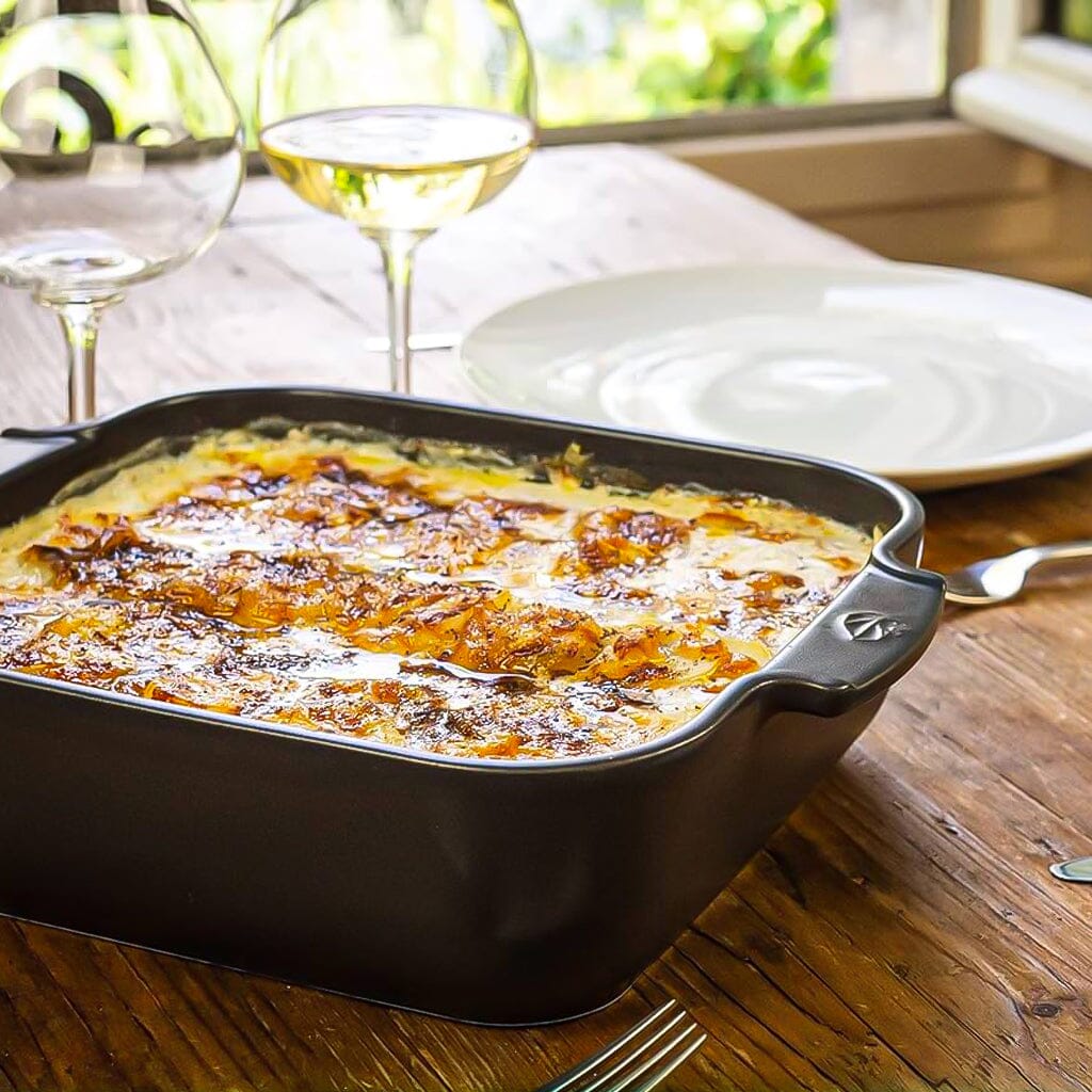 Peugeot - Appolia Ovenschaal Vierkant 21 cm Leisteen Ovenschaal Peugeot
