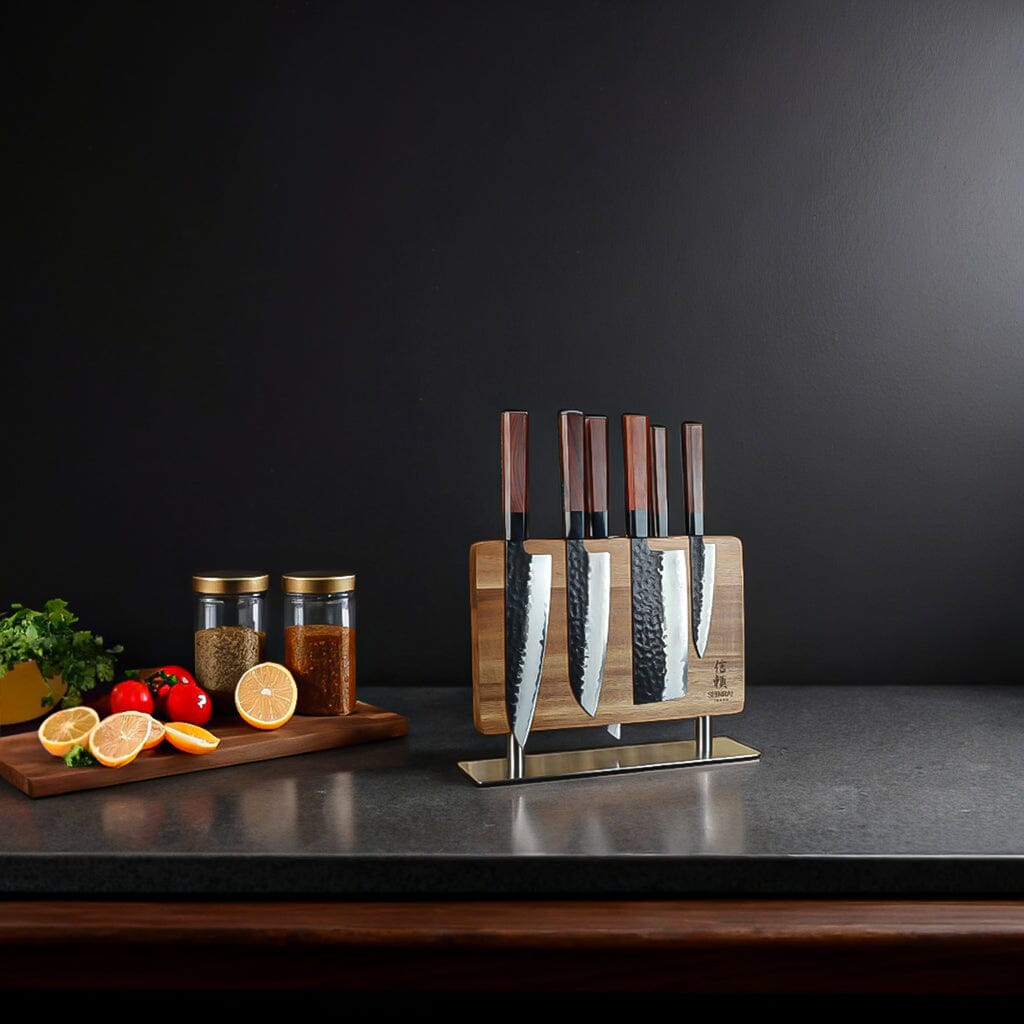 Shinrai Japan - Kurayami 7-delige Damascus Messenset Messenset Shinrai Japan