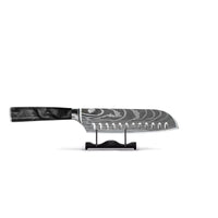 Shinrai Knives - Damascus Print Onyx Epoxy 9-delige Messenset Messenset Shinrai Knives