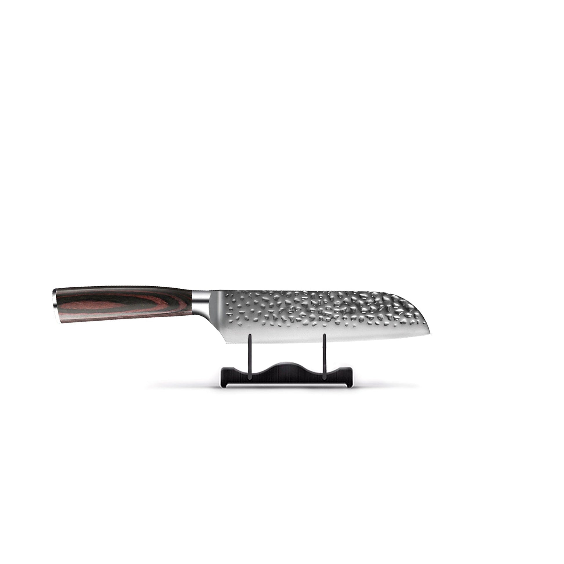Shinrai Knives - Hammered RVS Mega Bundel - All you need Messenset met blok, snijplank en slijpsteen Shinrai Knives
