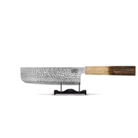 Shinrai Knives - Jōnetsu Damascus Nakiri mes 18 cm Nakirimes Shinrai Knives