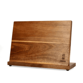Shinrai Knives - Magnetic Knife Block Single Sided - Acacia Wood Shinrai Knives - Magnetisch Messenblok Enkelzijdig - Acaciahout Magnetisch messenblok Shinrai Knives