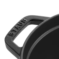 Cocotte basse Staub 28 cm noire