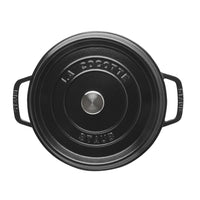 Cocotte basse Staub 28 cm noire