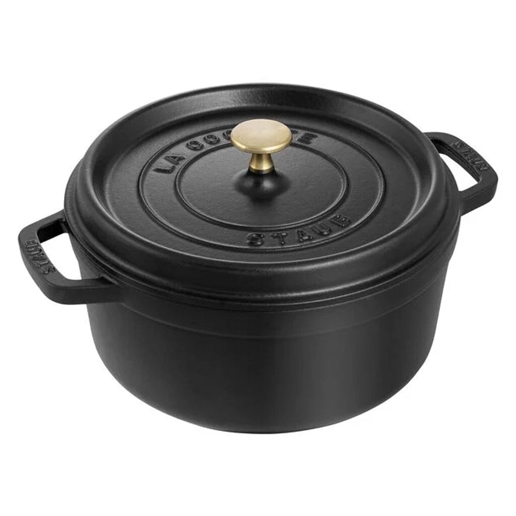Staub - Round cocotte 28 cm - black – KookGigant