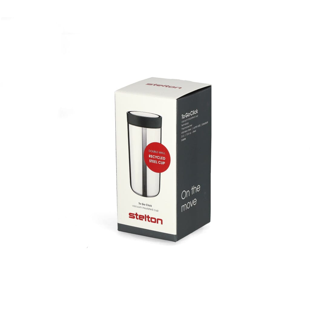 Stelton - To Go Click Thermosfles 0.4 l. - Staal Thermosfles Stelton