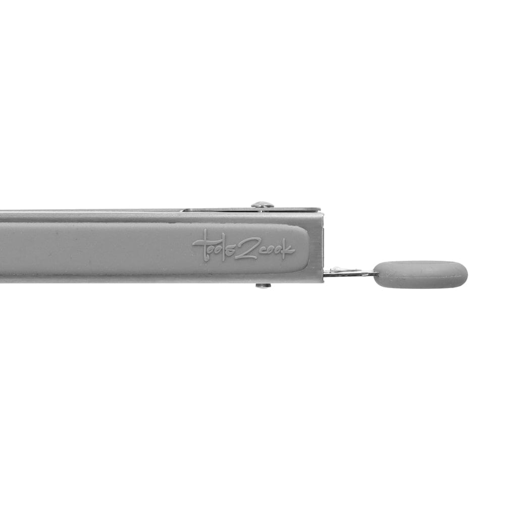 Tools2Cook - Siliconen Keukentang Nutmeg Grey Serveertang Tools2Cook
