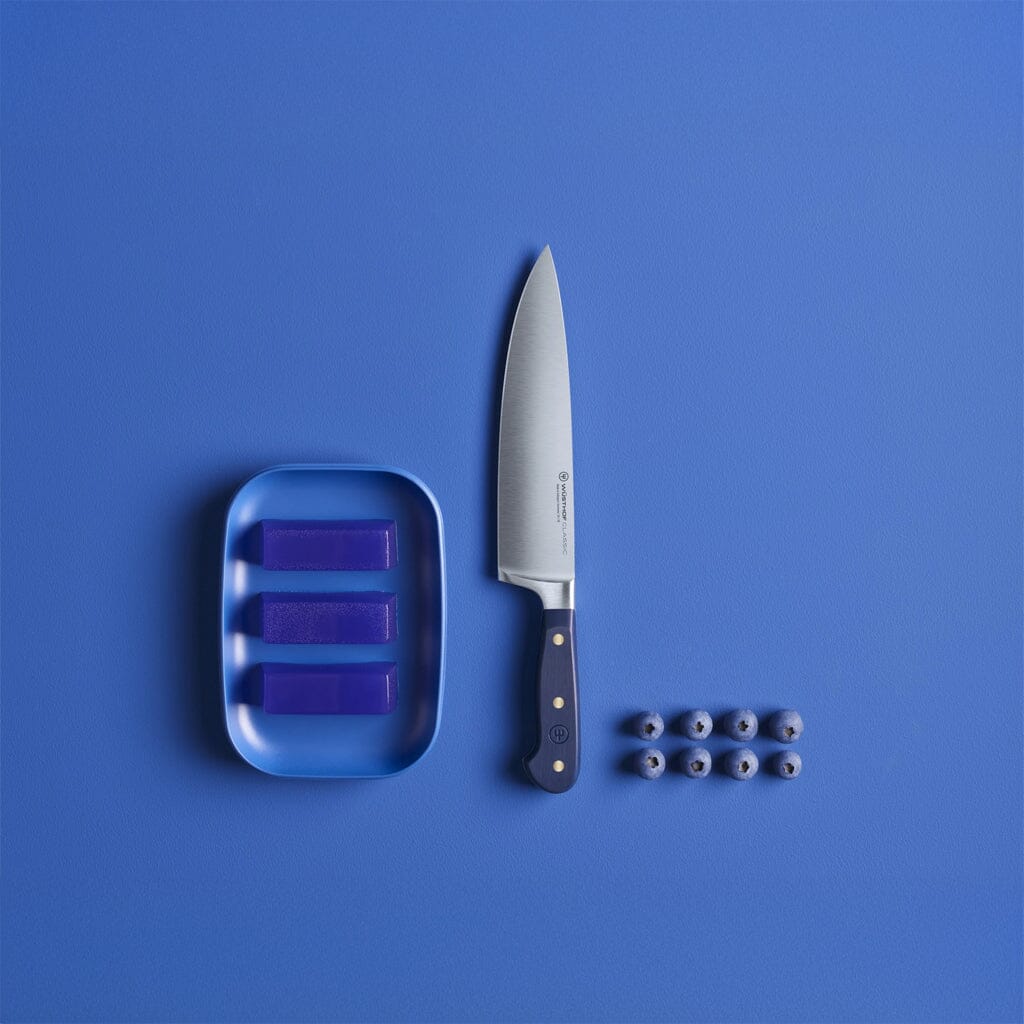 Wusthof - Classic Colour 7-delige messenset met blok Wild Blueberry Messenset met blok Wusthof