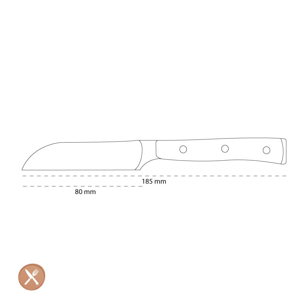 Wusthof - Classic Ikon Groentemes 8 cm Groentemes Wusthof