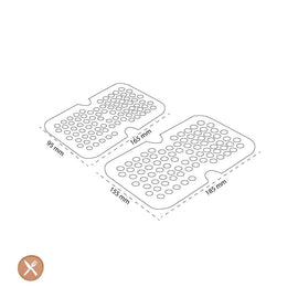 Zwilling - Fresh & Save Boîtes en plastique à grille d'insertion M/L 2 pièces Bezig met laden...