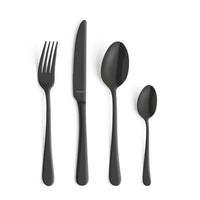 Amefa - Austin 24-delige Bestekset 6 Personen - Mat Zwart Bestekset Amefa