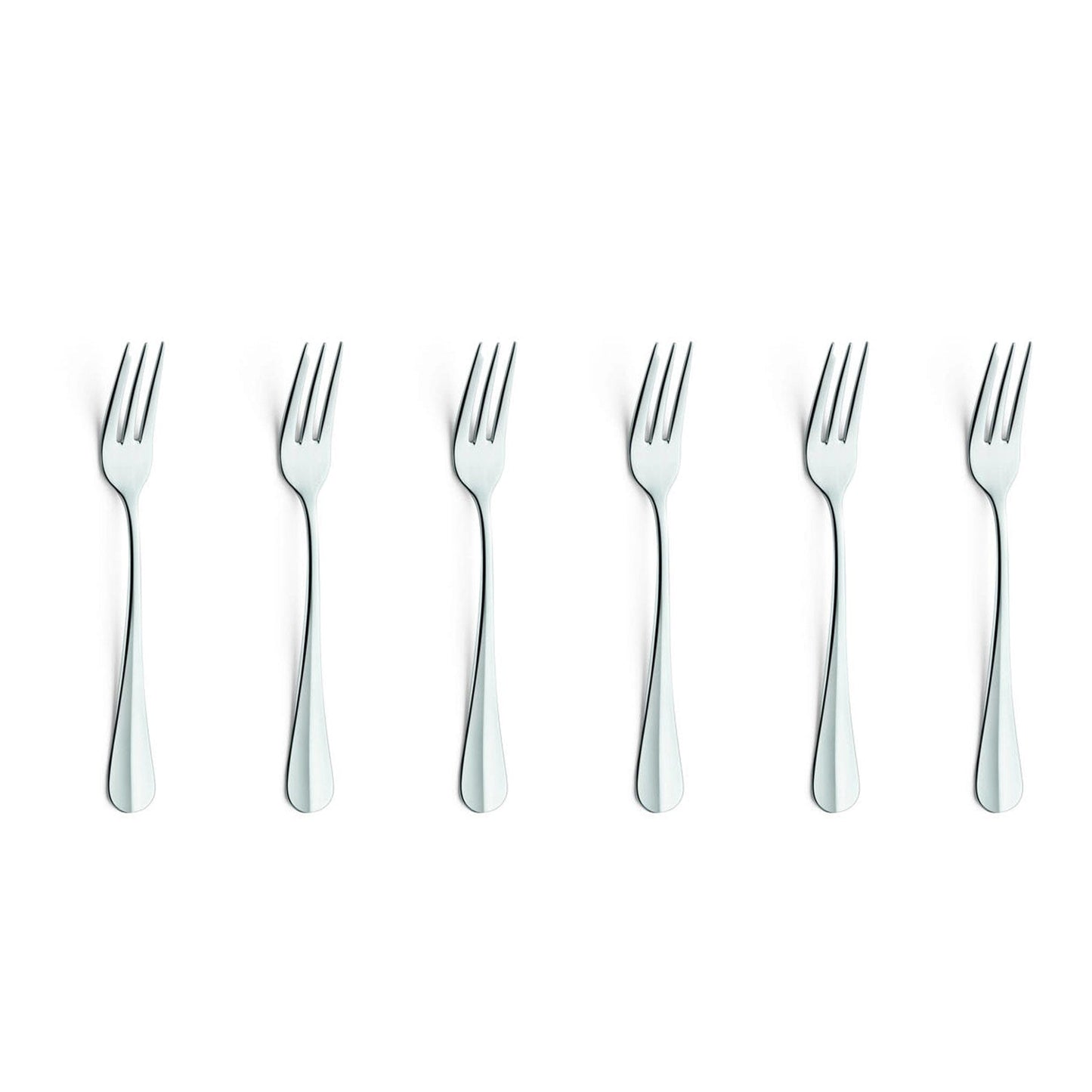 Amefa - Baguette 6 Gebaksvorkjes - Zilver Gebaksvorkjes Amefa