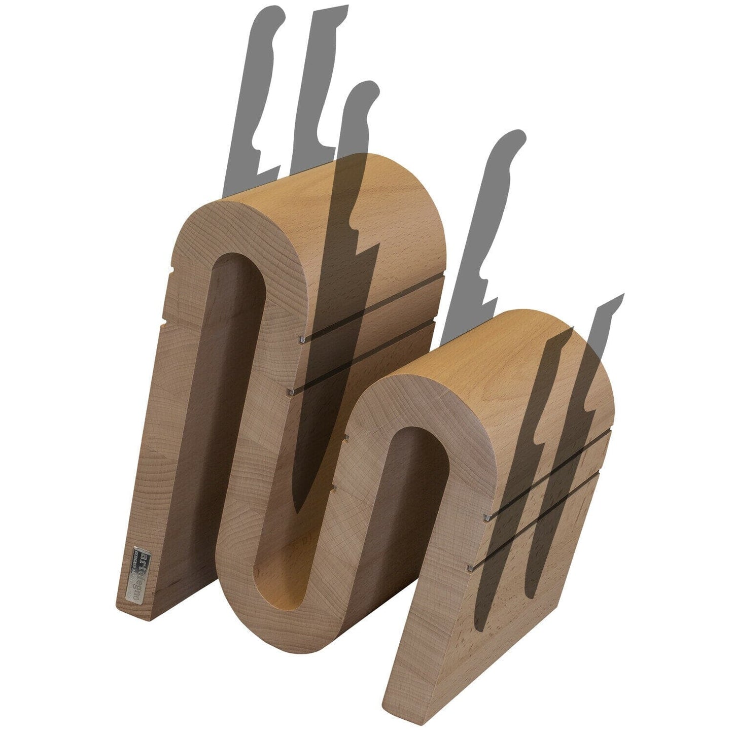 Artelegno - Magnetisch messenblok Chicane - Beukenhout Messenblokken Artelegno