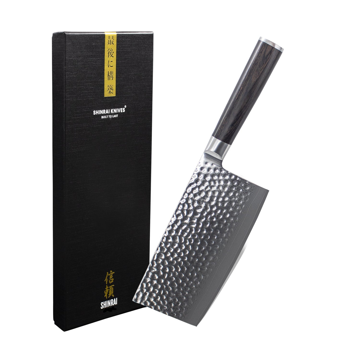 Damast BR Series - Groot Nakiri mes Shinrai Japan