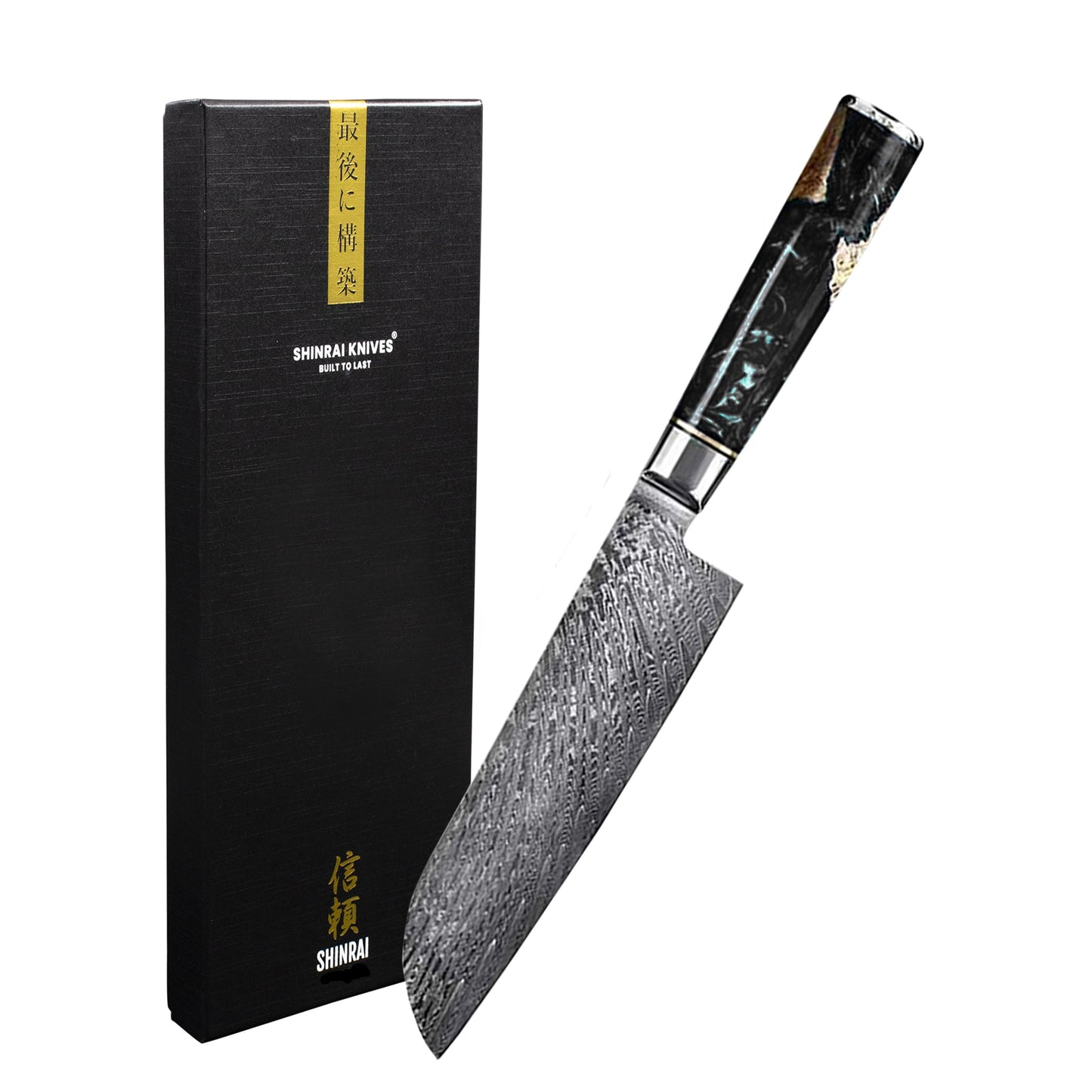Epoxy Onyx Series - Santoku mes Shinrai Japan
