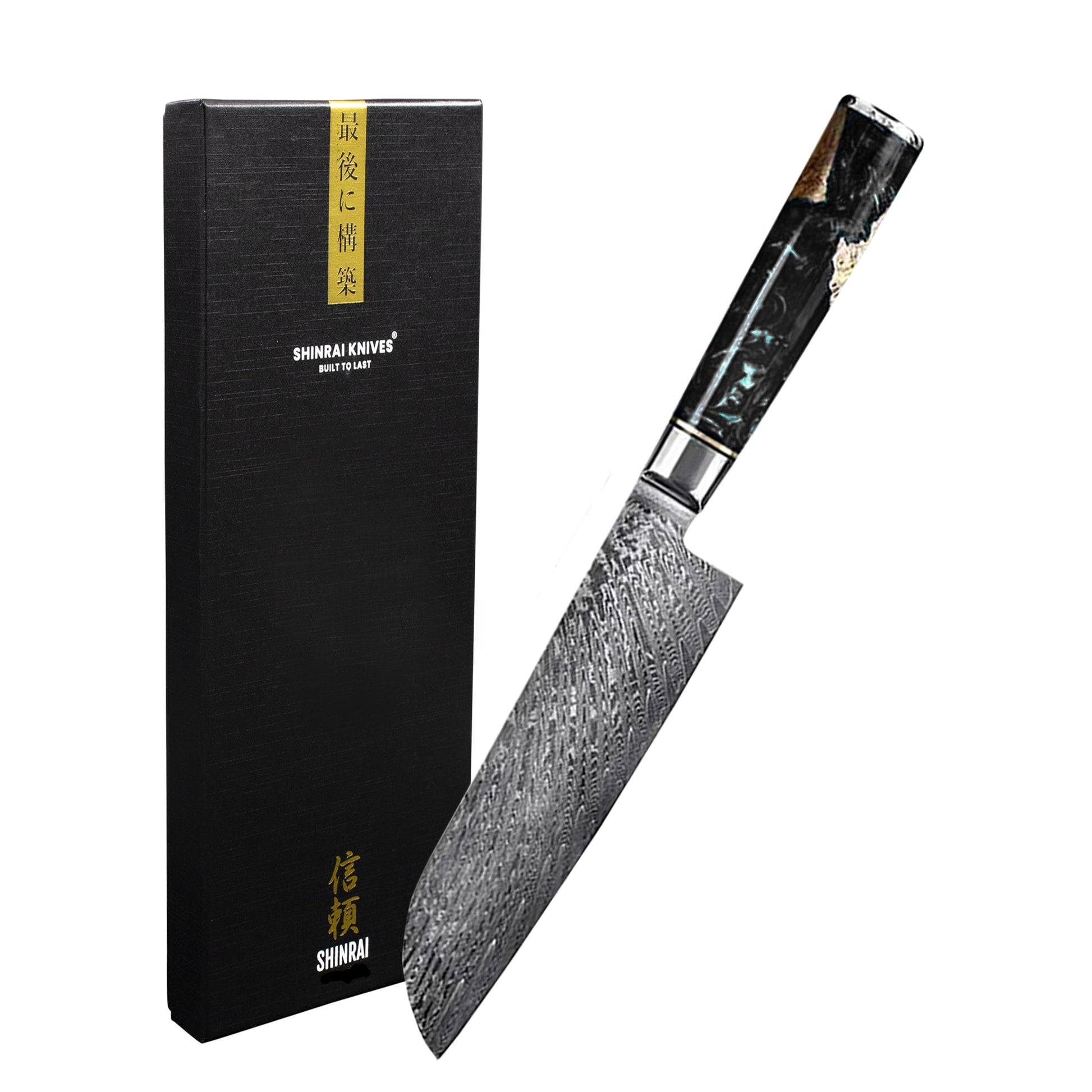 Epoxy Onyx Series - Santoku mes Shinrai Japan