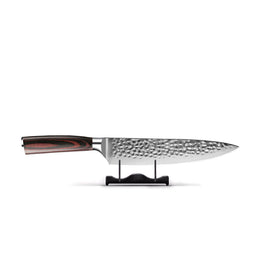 Shinrai Knives - Hammered Stainless Steel Couteau de chef 20 cm Bezig met laden...