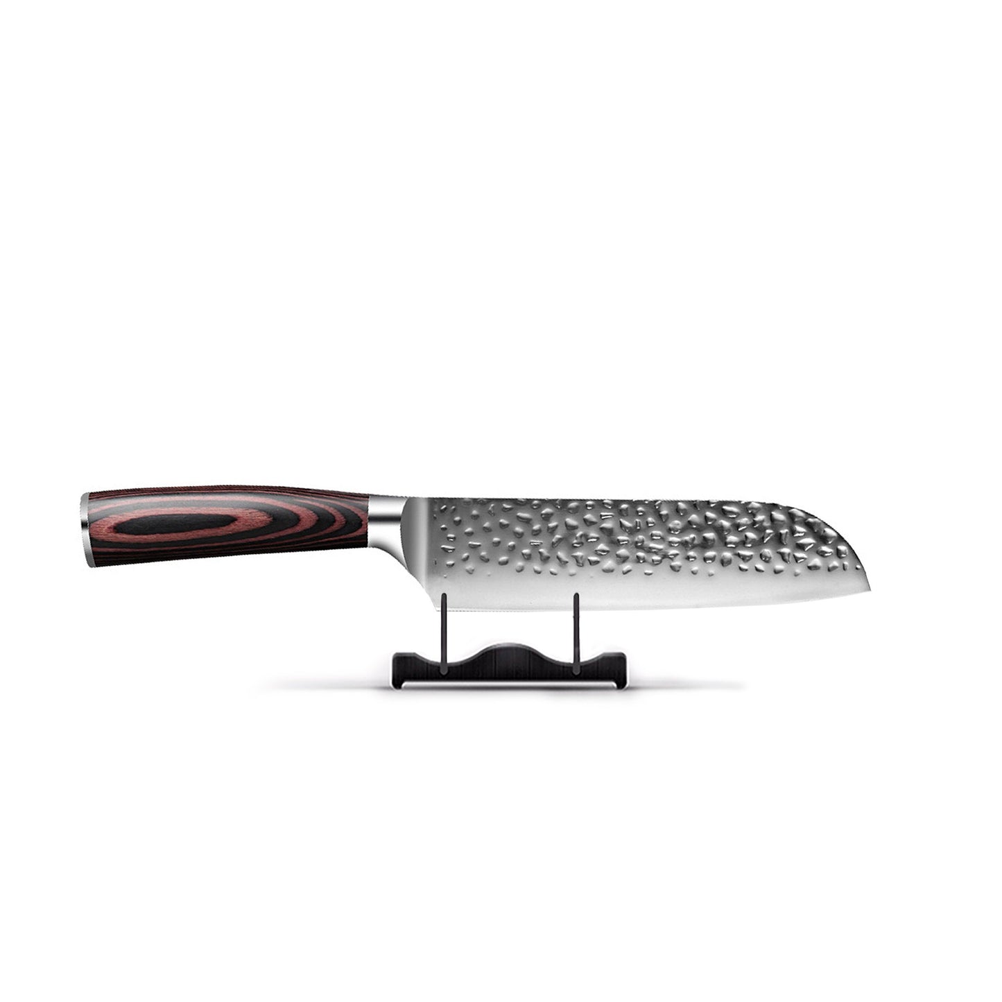 Hammered RVS Series - Santoku mes (18cm) Shinrai Japan