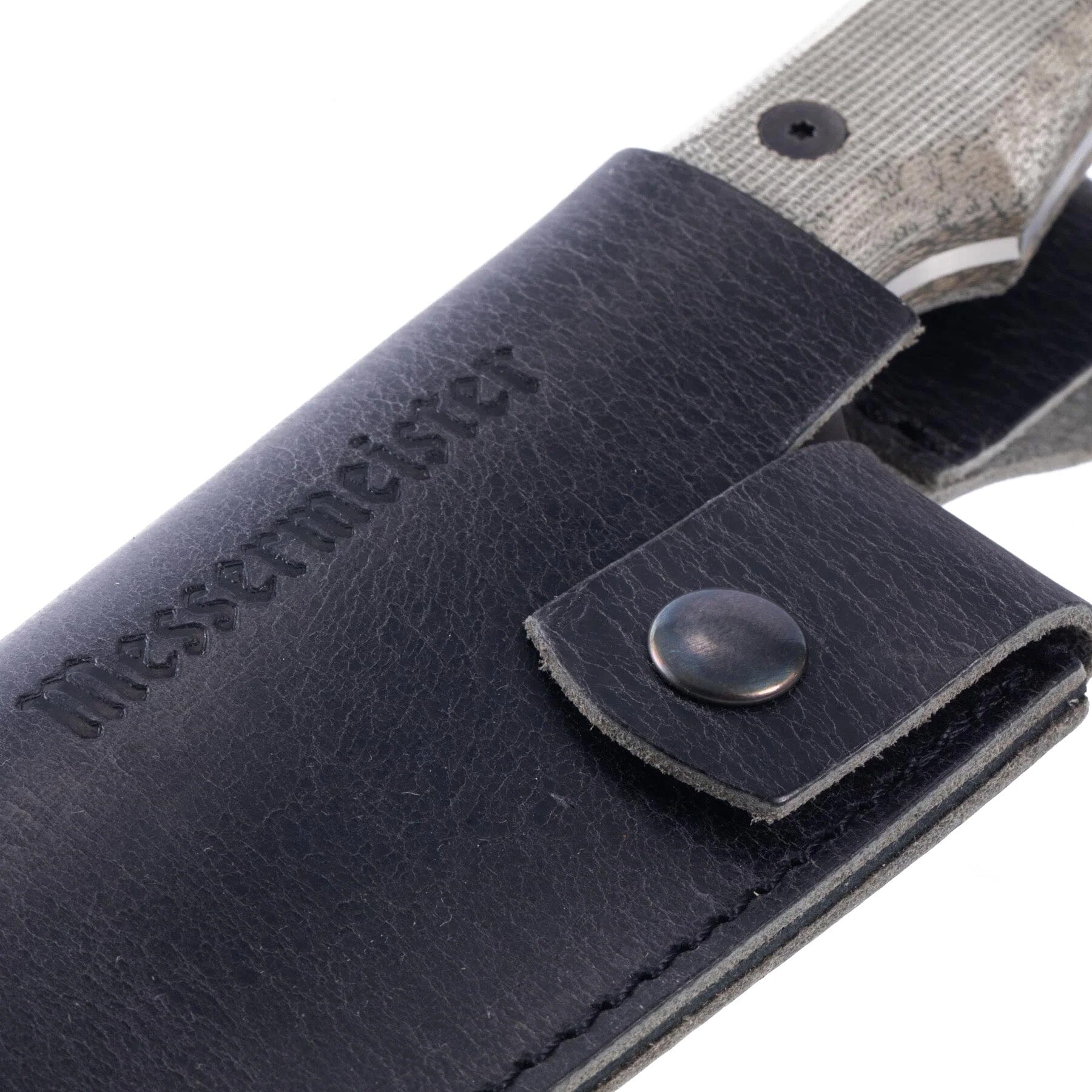 Messermeister - 11 cm lange leren schede voor het Overland koksmes Messen holster Messermeister
