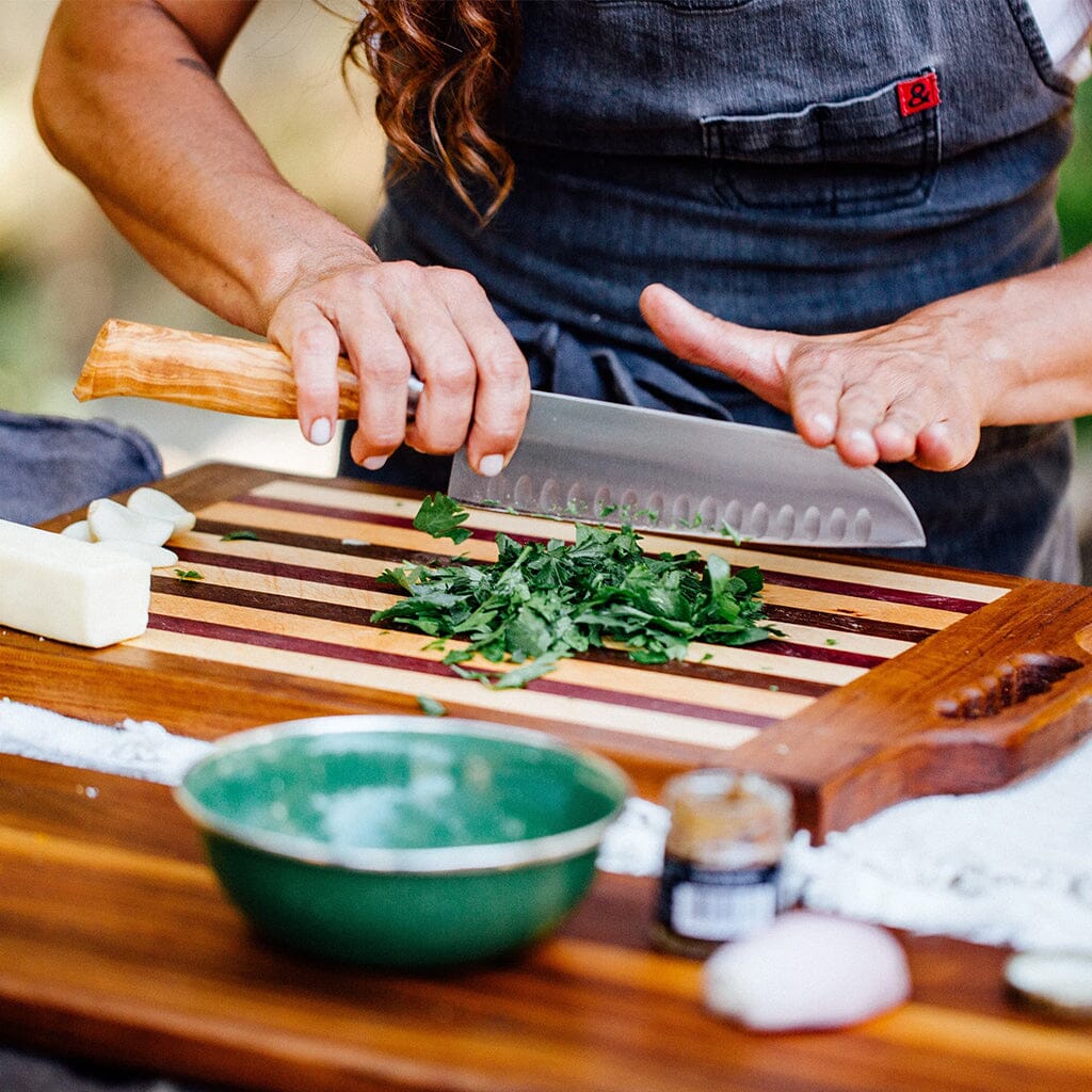 Messermeister - 16,5 cm Oliva Luxe santoku met kuiltjes Messermeister