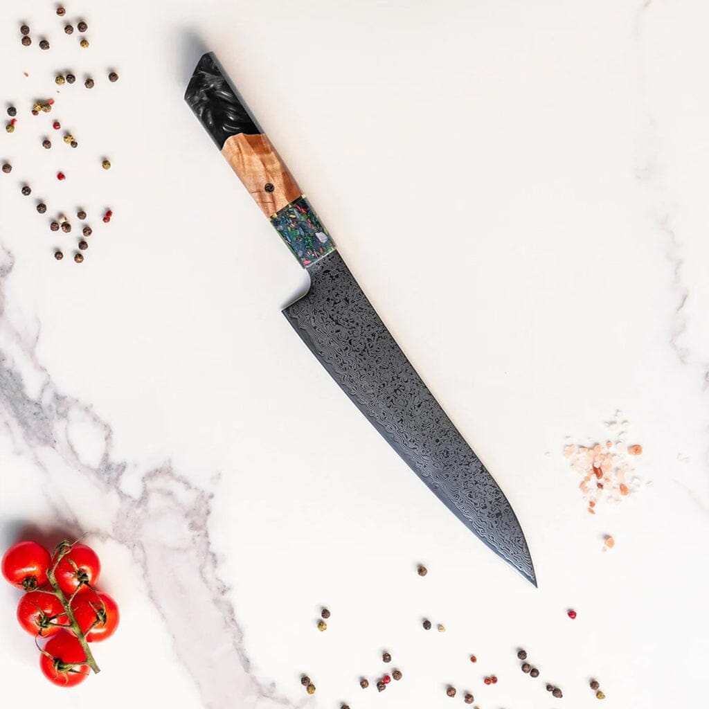 Special Edition - Diamond Epoxy Jewels Series - Chef's knife