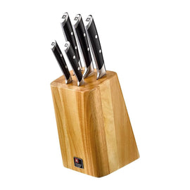 Richardson Sheffield - Ensemble de couteaux R Vision 5 pièces avec bloc - Bois Bezig met laden...