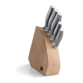 Richardson Sheffield - Ensemble de couteaux Sense 5 pièces avec bloc - Bois Bezig met laden...