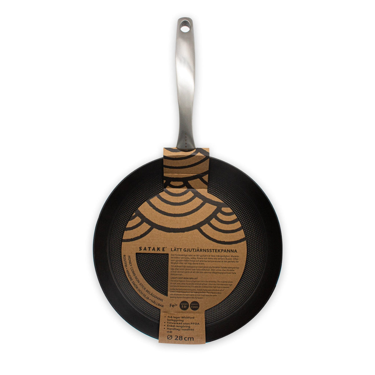 Satake frying pan in lightweight cast iron 28 cm - Buy Knives and