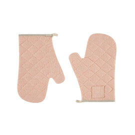 Witloft - Mitaines de cuisine en coton recyclé (2 pcs.) - Saumon Bezig met laden...