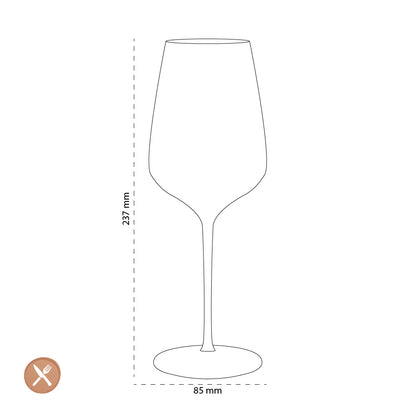 Leonardo - BRUNELLI White Wine Glasses 470ml - Pack of 6