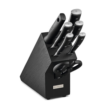 Wusthof - Classic Ikon 6-piece knife set with black knife block
