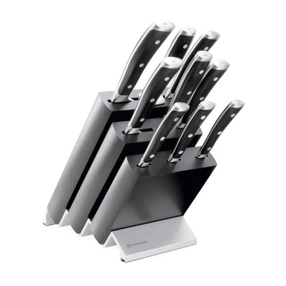 Wusthof - Classic Ikon 9-piece knife set with black knife block