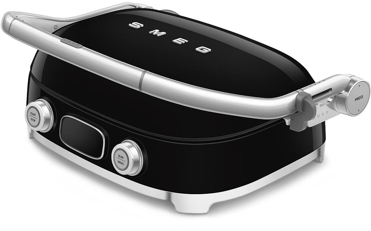 Gril multifonction Smeg | Noir | Années 1950 | Gril de contact