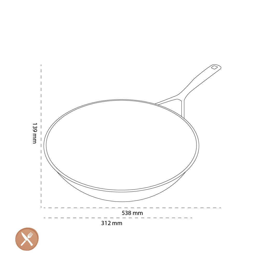 Demeyere - Alu Pro 5 Ceraforce Wok 30 cm